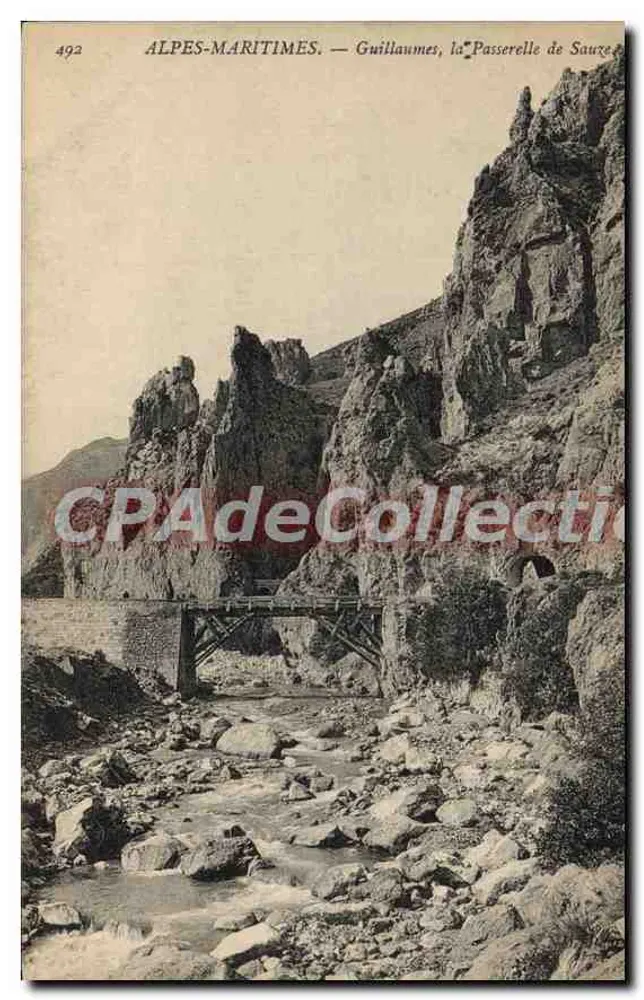 Alpes-Maritimes — Guillaumes, a Ponte de Sauze — CPAdeCollection n°492 - Frente