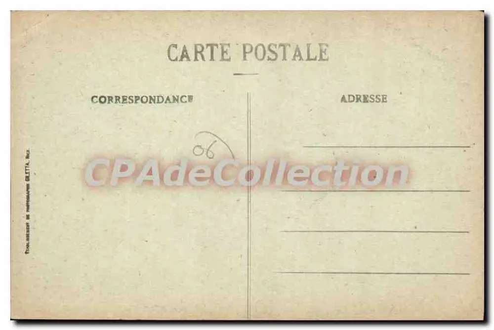 St-MARTIN-YÉSUBIE (alt. 960 m.) — Estação Estival nas Margens do Boréon — Edição Gilletta, n° 3822 - Verso