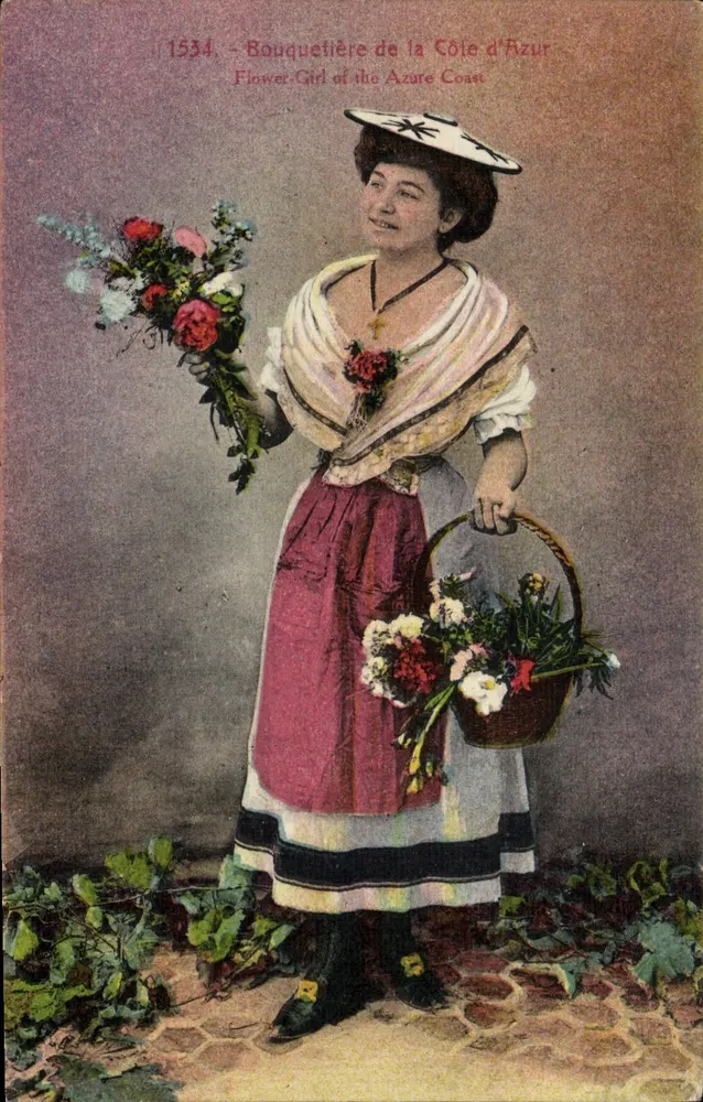 Vendedora de flores da Costa Azul — Edição Gletta, n° 1534 - Frente