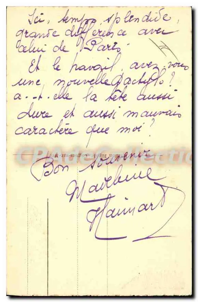 Cagnes-sur-Mer - A Igreja — editor Cagnes-sur-Mer, n° 21 - Verso