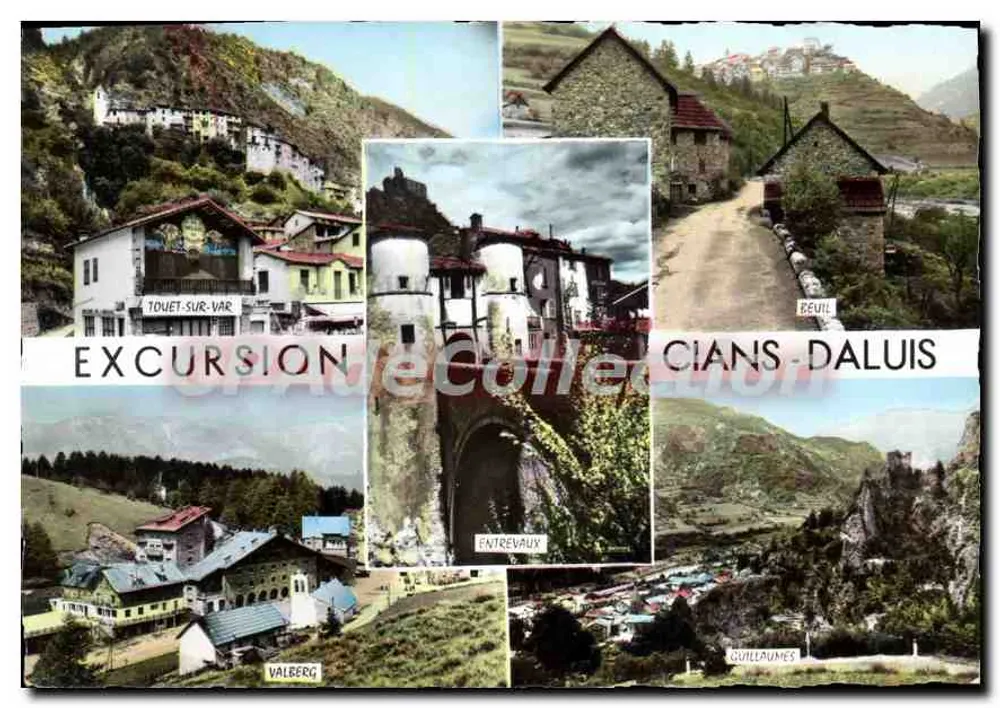 Excursão Cians-Daluis — Toulet-sur-Var, Entrevau, Beuil, Valberg, Guillaumes — Éditions LA CIGOGNE - Frente