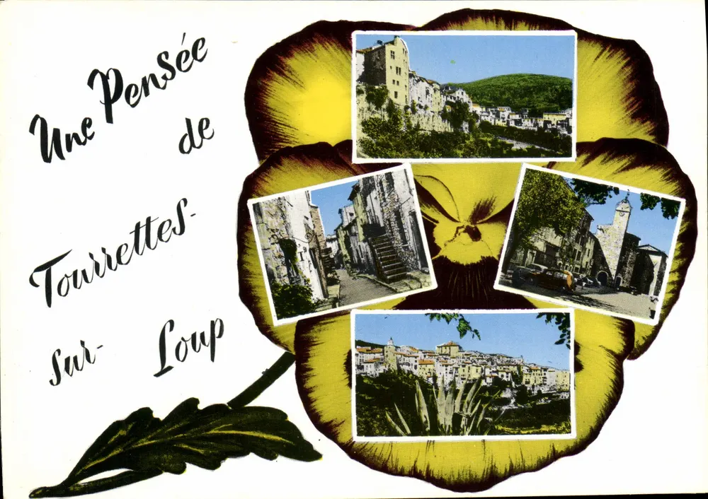 Tourrettes-sur-Loup — Uma Pensão de — Edições S.E.P.T. NICE - Frente
