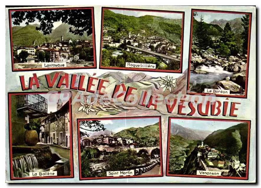 De vallei van de Vesubie — Lantosque, Roquebillière, Le Boréon, La Bollène, Saint-Martin, Venanson — Uitgave Photoguy - Voorkant