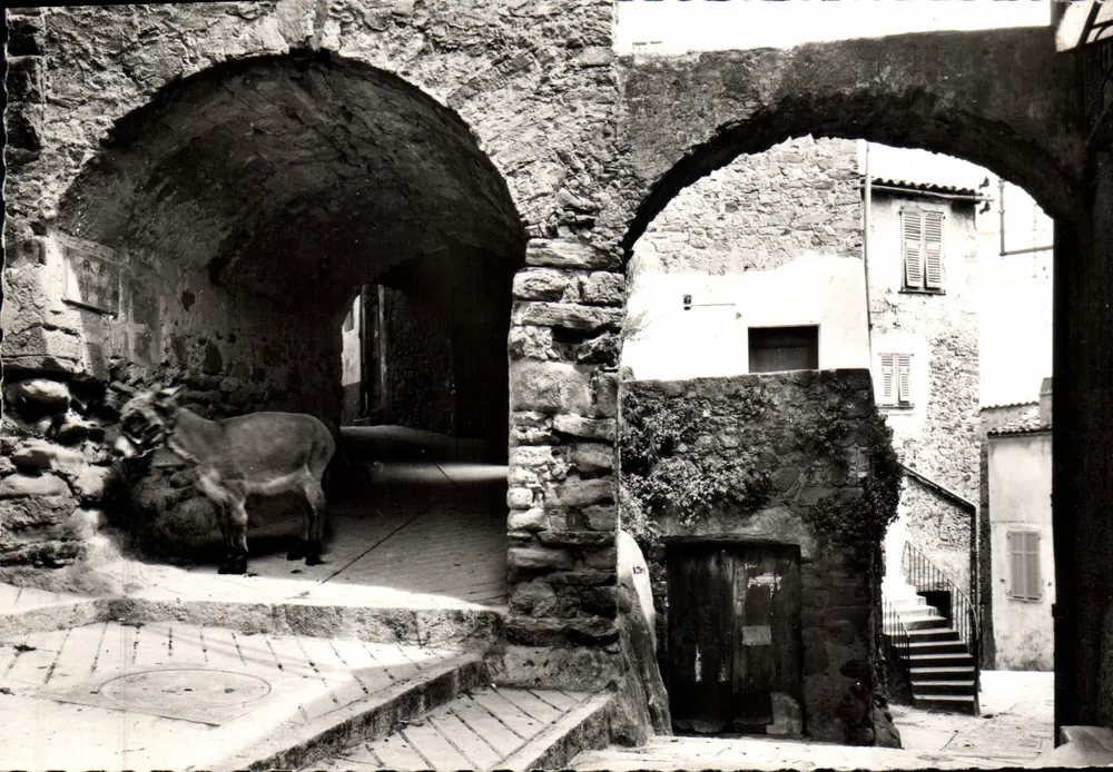 Berre-lès-Alpes — Velha rua — Edições J. Van Castellone - Frente