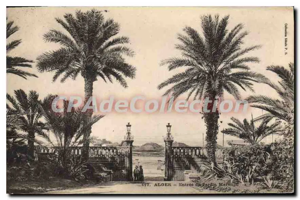 ALGER — Entrada do Jardim Maréchal — Coleção Balée P. 17 - Frente