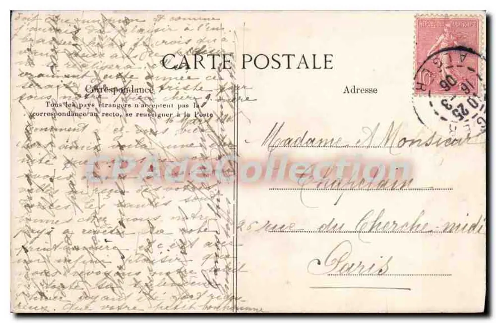 MUSTAPHA — Palácio de Verão do Governador — Coleção Ideule P.S. n° 114 - Verso