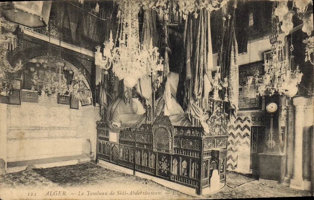 Alger — O Túmulo de Sidi-Abderraman — Editor L. 124 - Frente