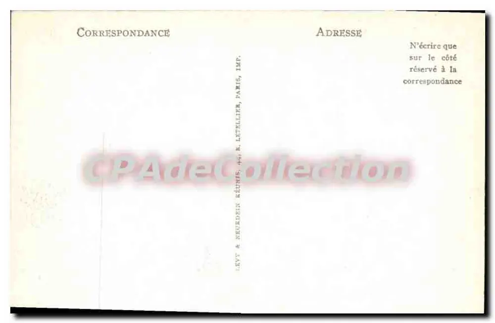 Argel — Vista tirada de Mustapha — Edição das Galerias da França, n°59 - Verso