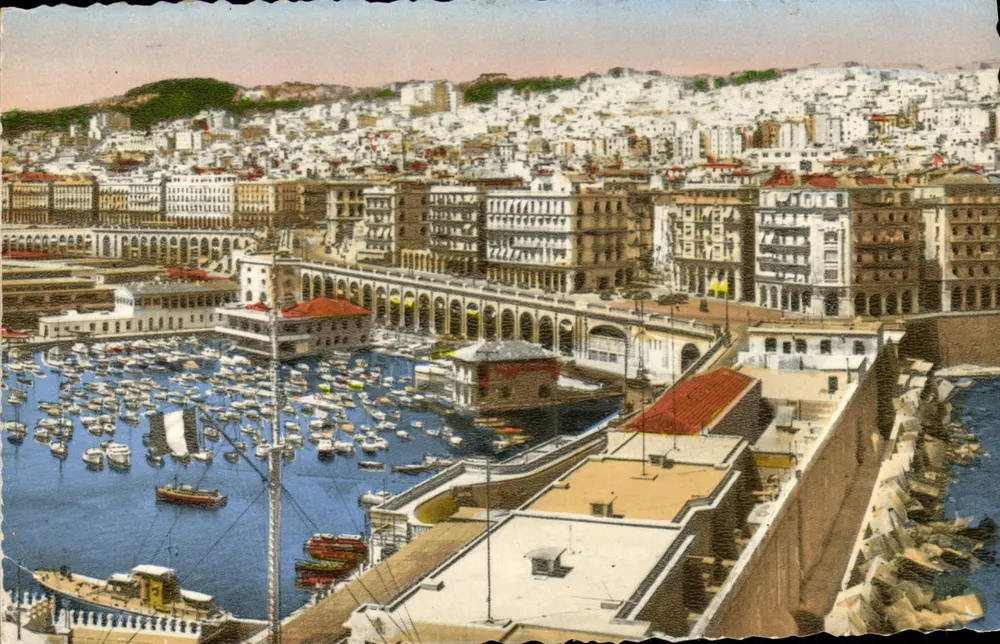 Algésiras — Allgemeiner Blick auf das Stadtzentrum — Cie des Arts Photomécaniques, Nr. 439 - Vorderseite