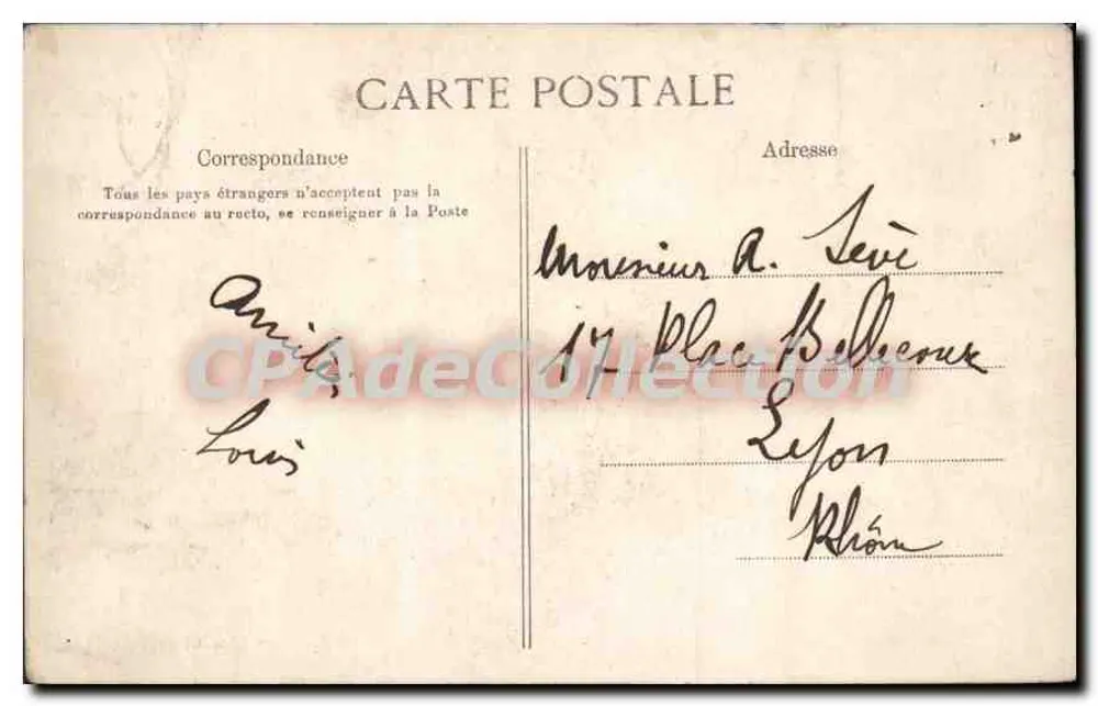 ALGER — A Medersa — Coleção Toldal P. S. - Verso