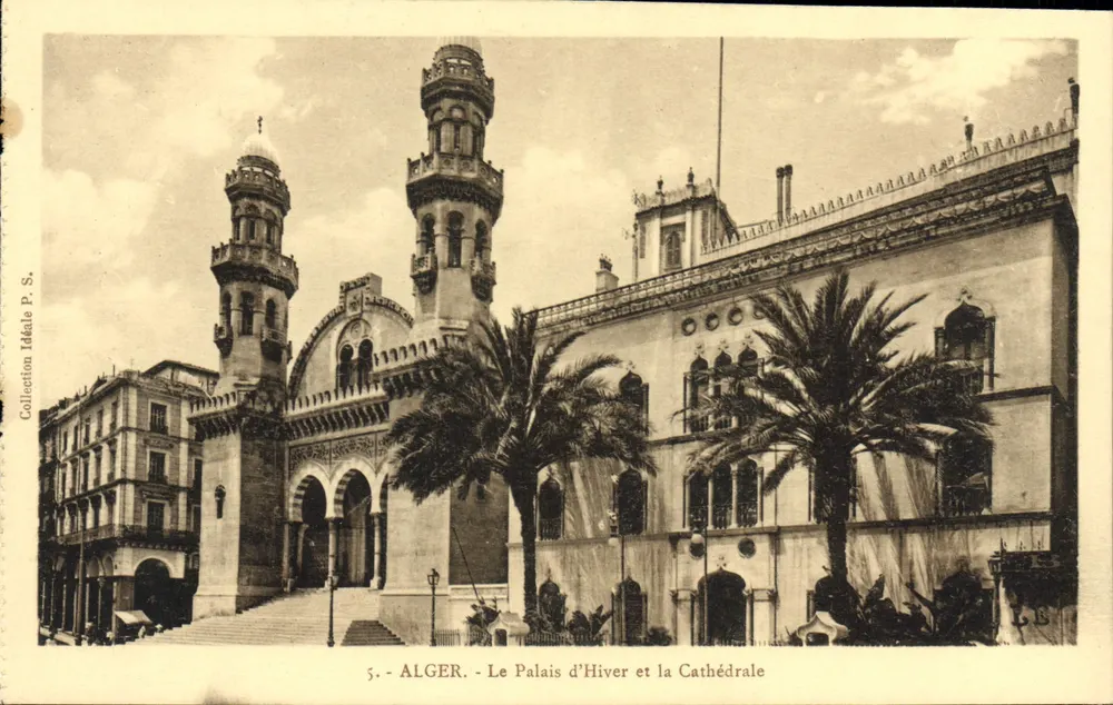 Alger — Het Winterpalace en de Kathedraal — Collectie Iddale P. S. - Voorkant
