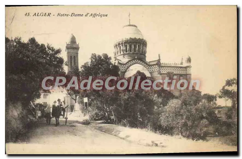 ALGER — Nossa Senhora da África — editor desconhecido, n° 45 - Frente
