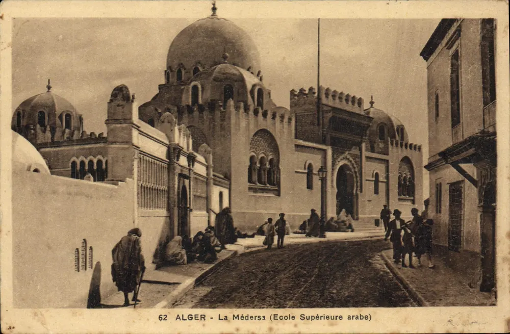 ALGER - A Medersa (Escola Superior Árabe) — Editor L. & Y. Alger, n° 62 - Frente