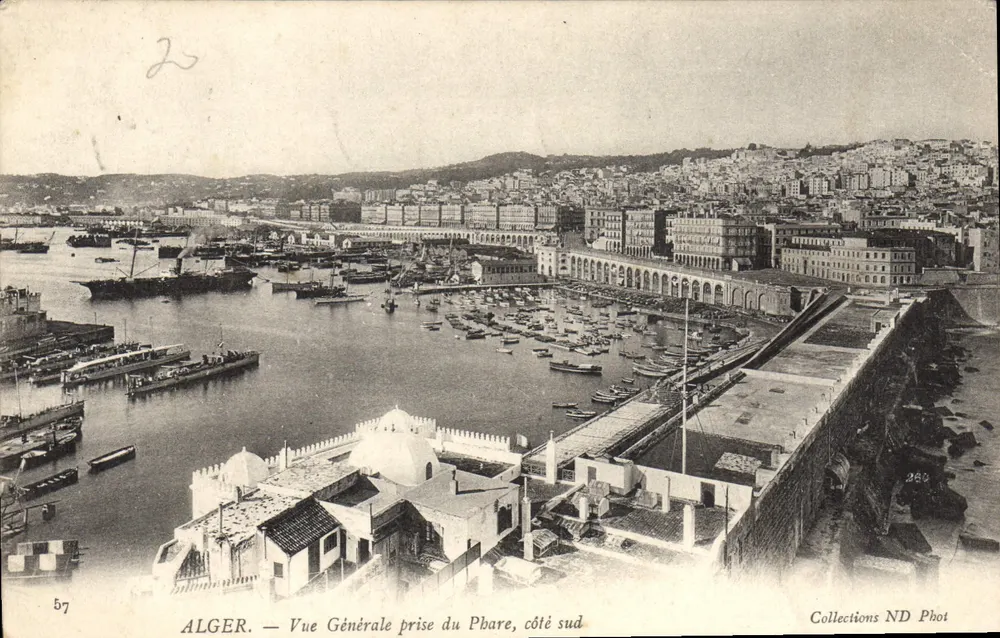Alger — Allgemeiner Blick vom Leuchtturm, Südseite — Sammlung ND Phot - Vorderseite