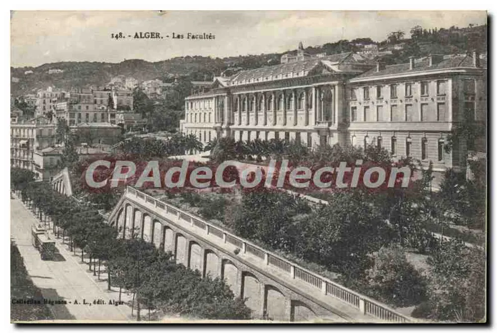 Algésiras - As Faculdades — Coleção Héganès, A. L., editor. Alger, n° 548 - Frente