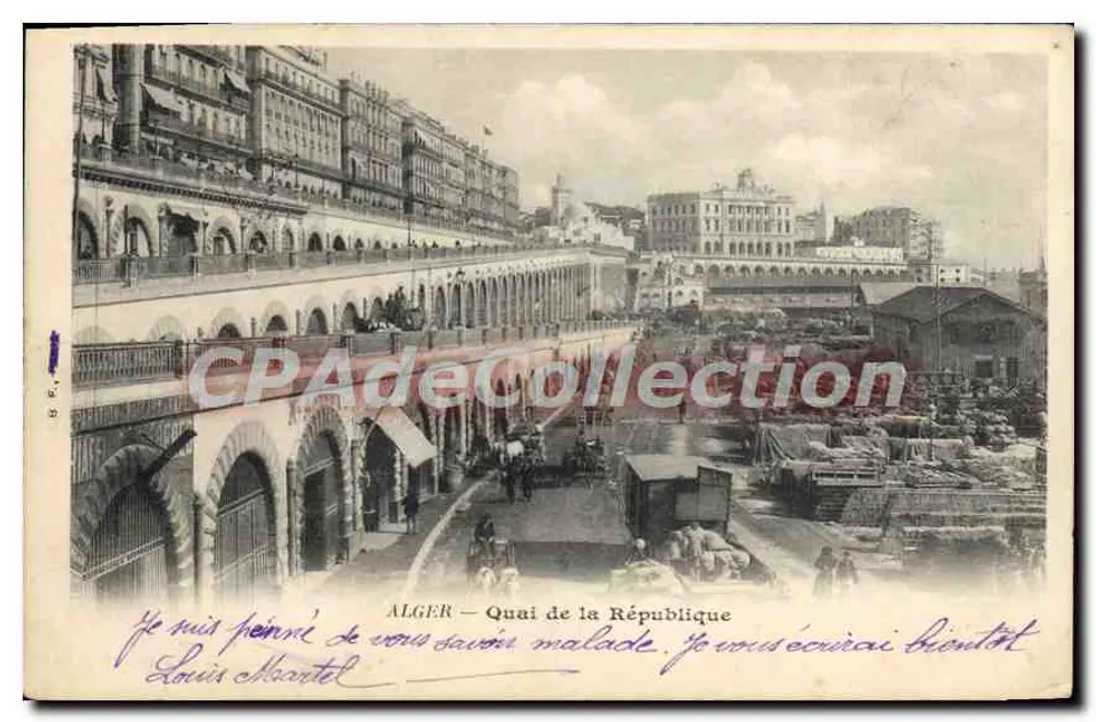 ALGER — Piazza della Repubblica — Louis Maortel - Voorkant