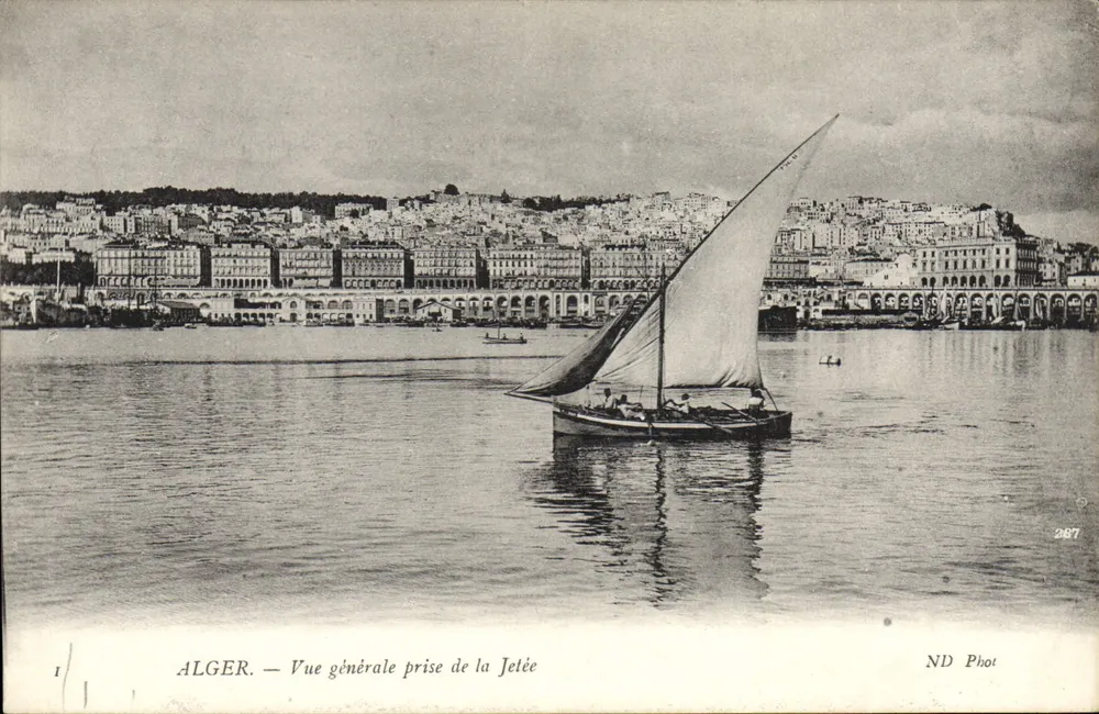 ALGER — Allgemeiner Blick vom Steg aus — ND Phot, n° 287 - Vorderseite