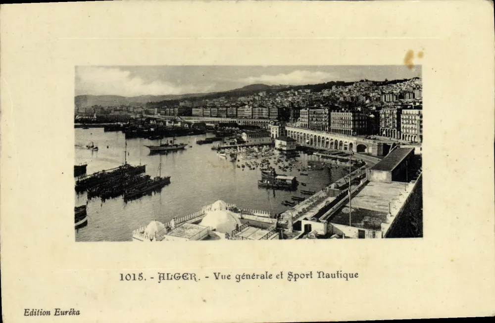 Alger — Allgemeiner Blick und Wassersport — Ausgabe Euréka n°1015 - Vorderseite