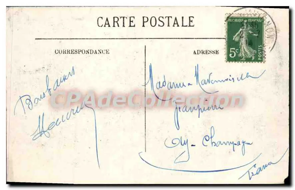 Sommerpalast des Gouverneurs in Mustapha-Supérieur — ALGER — LL. — n°15 - Rückseite