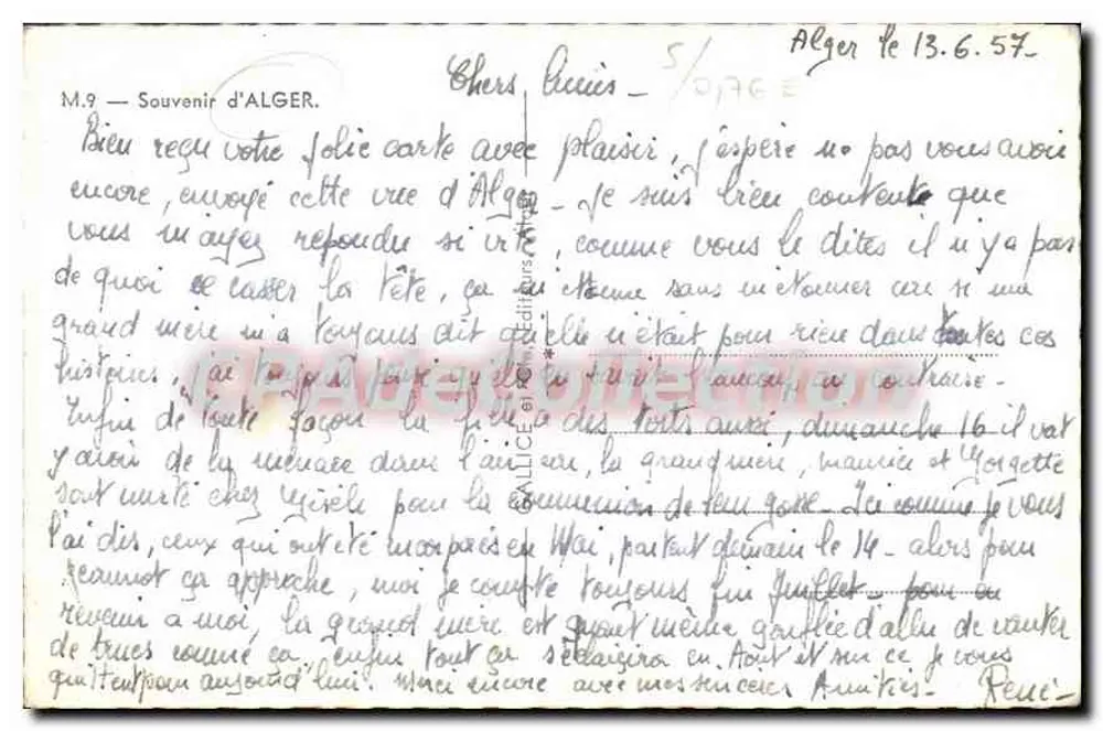 Argel — Lembrete de Argel — Yamsol - Verso