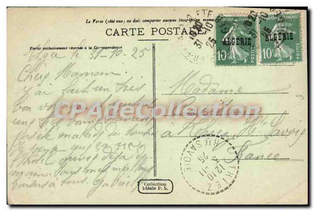 Alger — Um Canto da Casbah — editor desconhecido, n° 85 - Verso