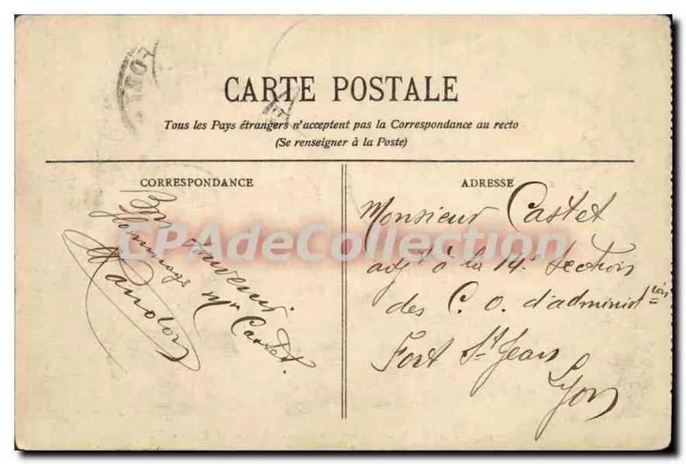 Ansicht von Mustapha-Supérieur und Algier — E.S. — Algerien - Rückseite