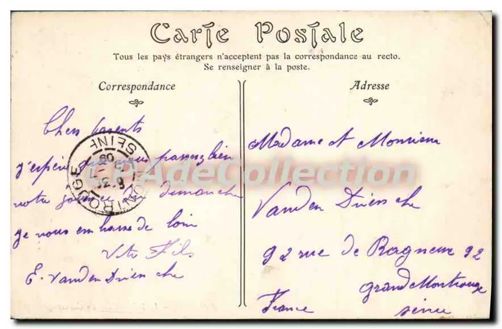 Dintorni di ALGER — Il Palazzo d'Estate del Governatore — ND Phot, n°20 - Verso