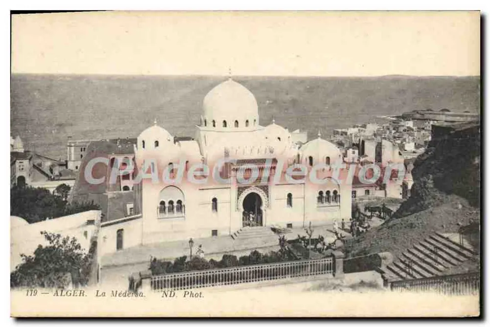 Alger. A Médersa — vista aérea — ND. Fot. n°119 - Frente