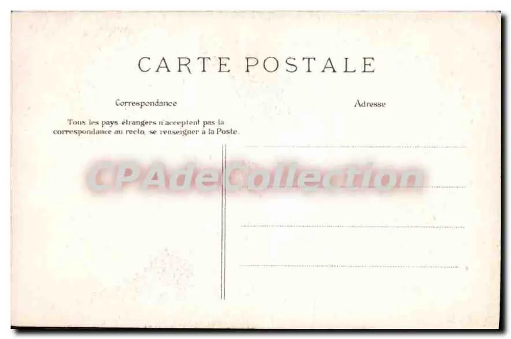 Algier - Bambusallee - Versuchsgarten — Vintage Postcard/Antike Ansichtskarte, n°84 - Rückseite