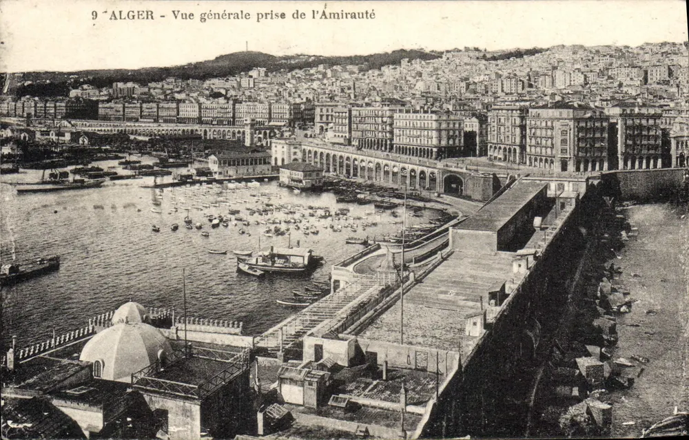 Argélia - Vista geral tirada da Amirauté — Edição L. & Y. Alger, n°9 - Frente