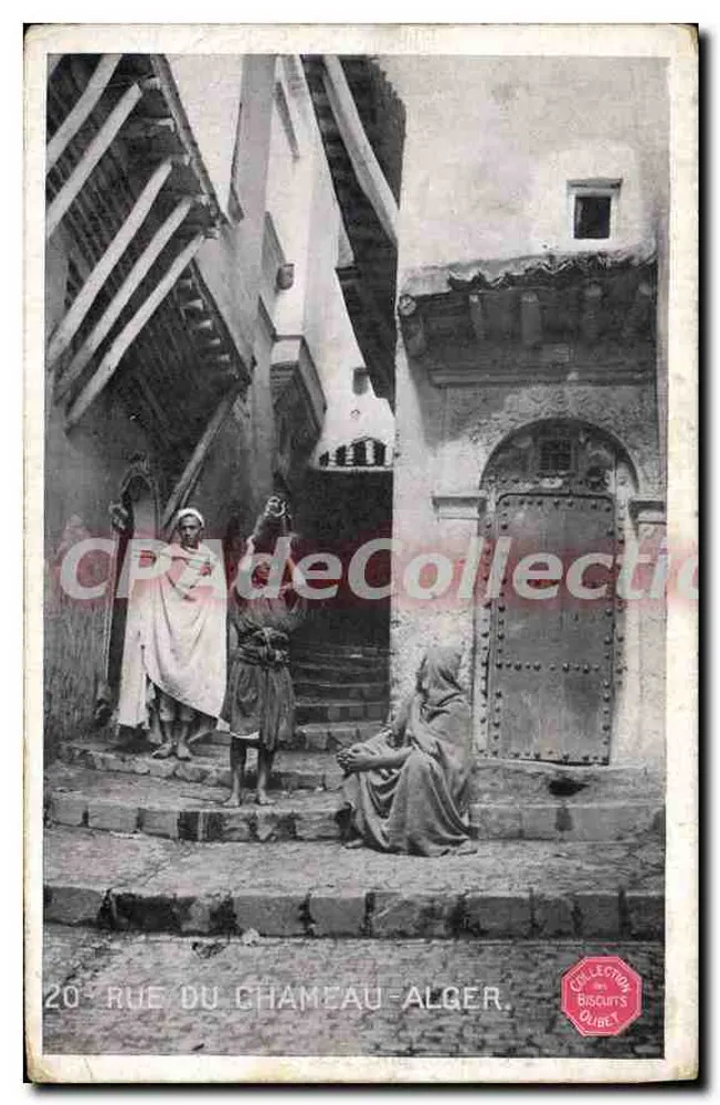 20. Rue du Château - Alger — Kolekcja Biscurs Qubret - Awers