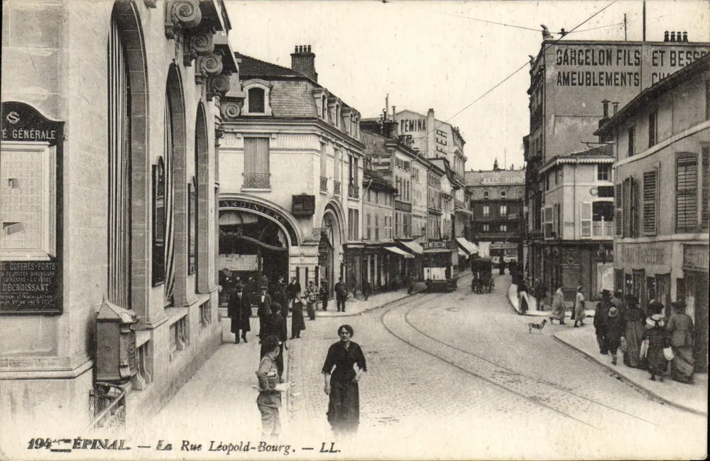 Épinal — Rue Léopold-Bourg — LL. - Awers