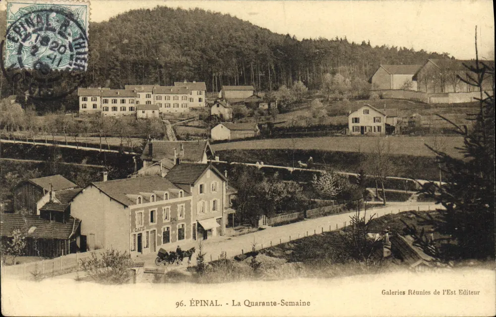 ÉPINAL - A Quarenta-Semana — Galeries Réunies de l'Est, n° 96 - Frente