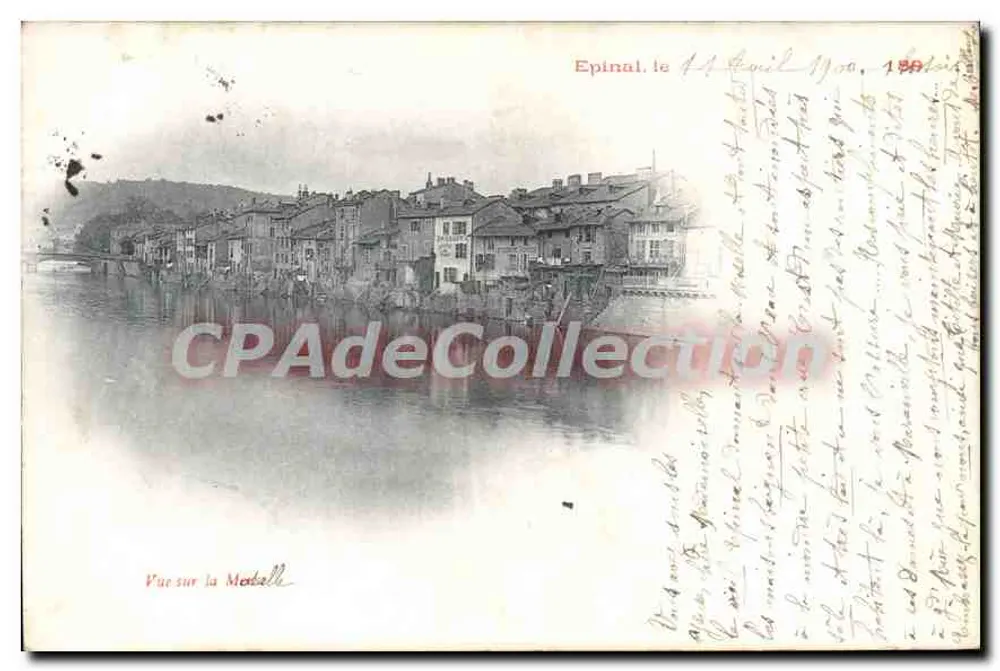 Vista da Meudelle — Epinal — Editor não identificado, número de série não visível - Frente