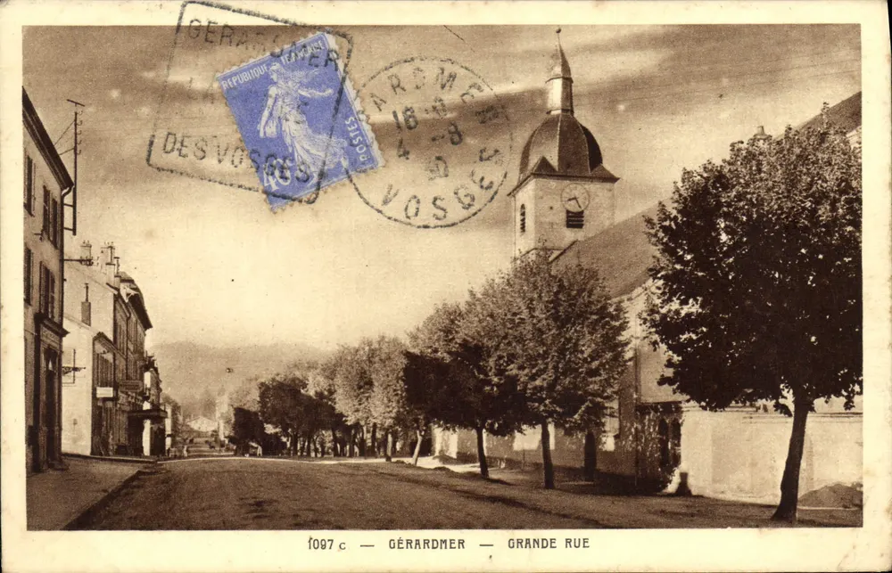 Gérardmer — Grande Rue — editor Cartes « M. H. » - Frente