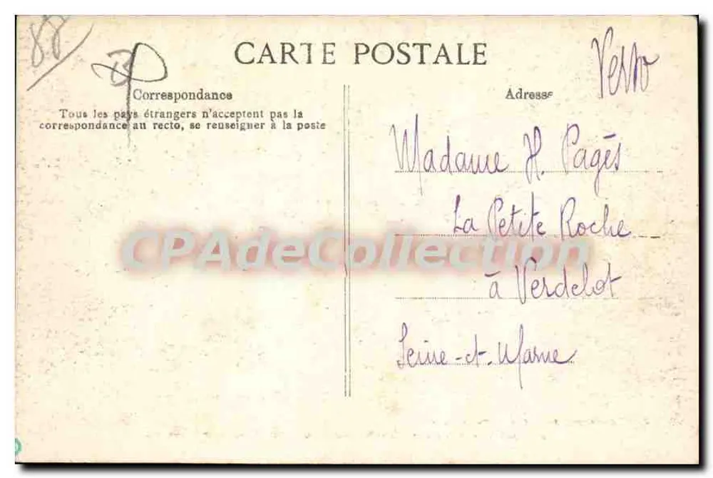Gérardmer — Kichompré, Ansicht vom Roche du Corbeau — Verlag Largeron Bij. - Rückseite