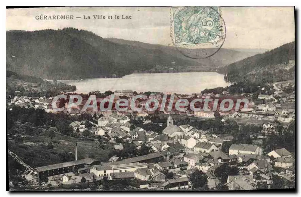 Gérardmer — A Cidade e o Lago - Frente