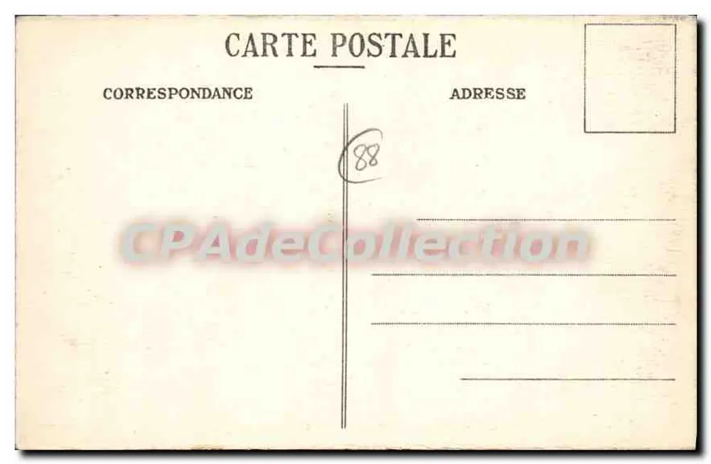 Gérardmer — As Andorinhas — CL e Ed. A. Largeron, Recordações, Gérardmer - Verso