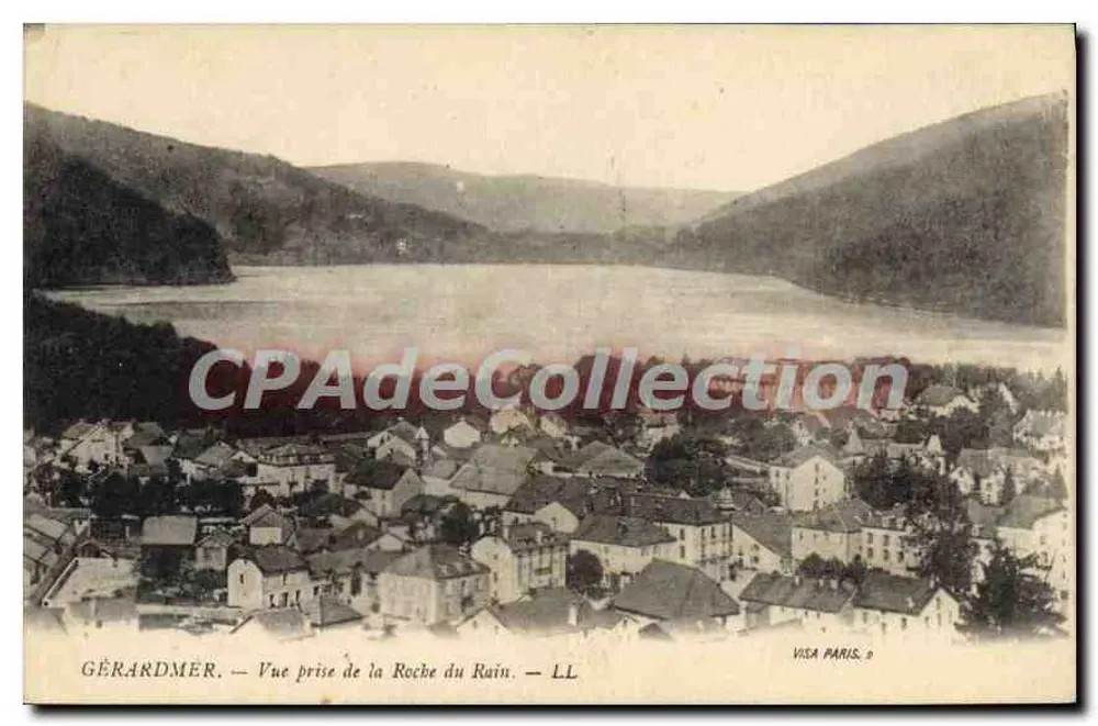 Gérardmer — Vista tirada da Roche du Rain — VISA PARIS. 9 - Frente
