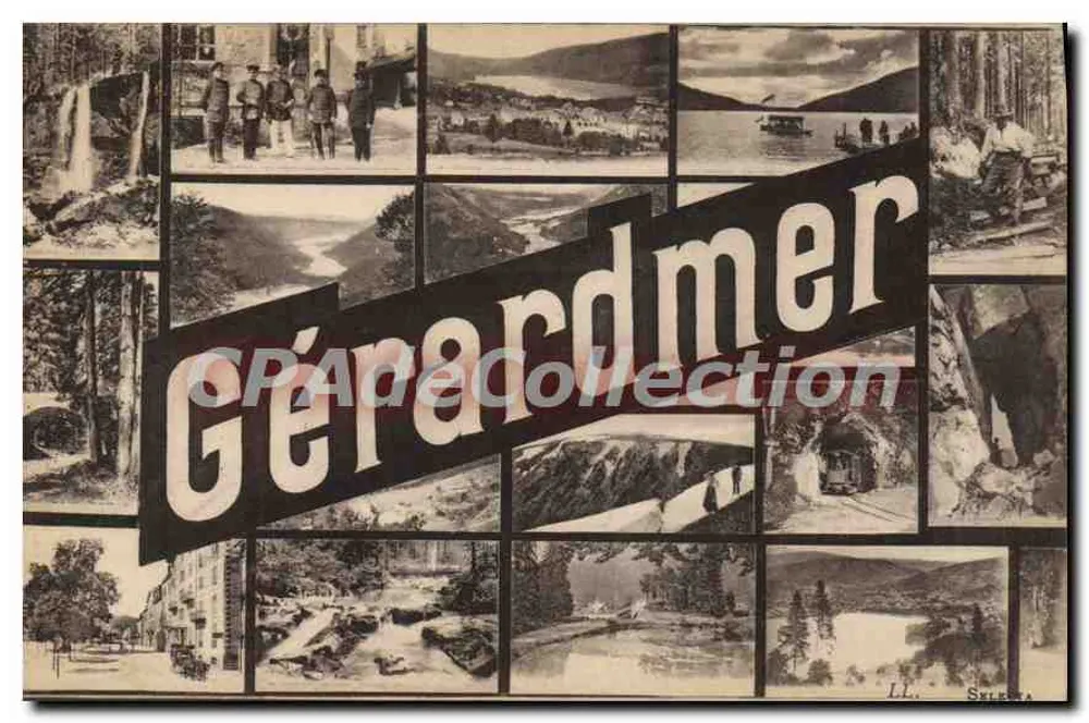 Gérardmer — vista panorâmica — LL. SKI-ROSA - Frente