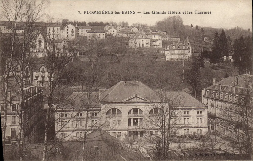 Plombières-les-Bains — Die Großen Hotels und die Thermalbäder — Cl. E. Antoine - Plombières - Vorderseite