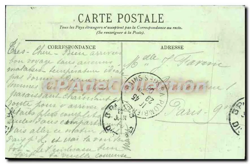 Plombières — Der Berg der Jungfrau und die Kapelle Saint-Joseph — LL. — N°10 - Rückseite
