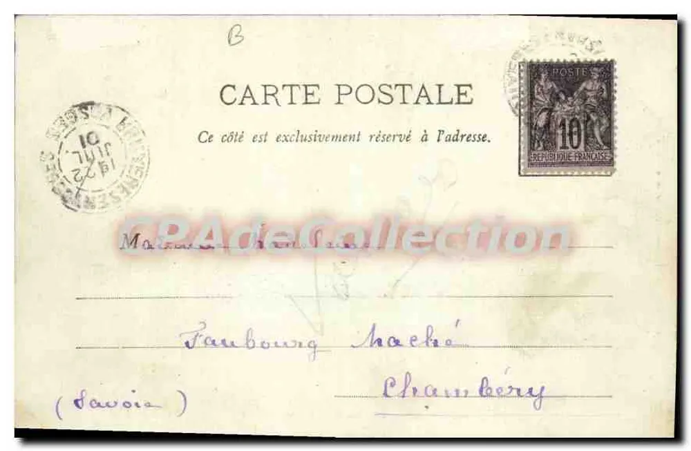 Plombières-les-Bains - Coteau de la Vierge — L. Kaserer, n° 101 - Verso