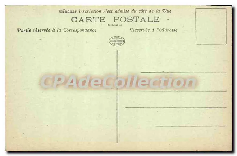 Plombières-les-Bains — Die römischen Bäder und die Rue Stanislas — D.D. - Rückseite