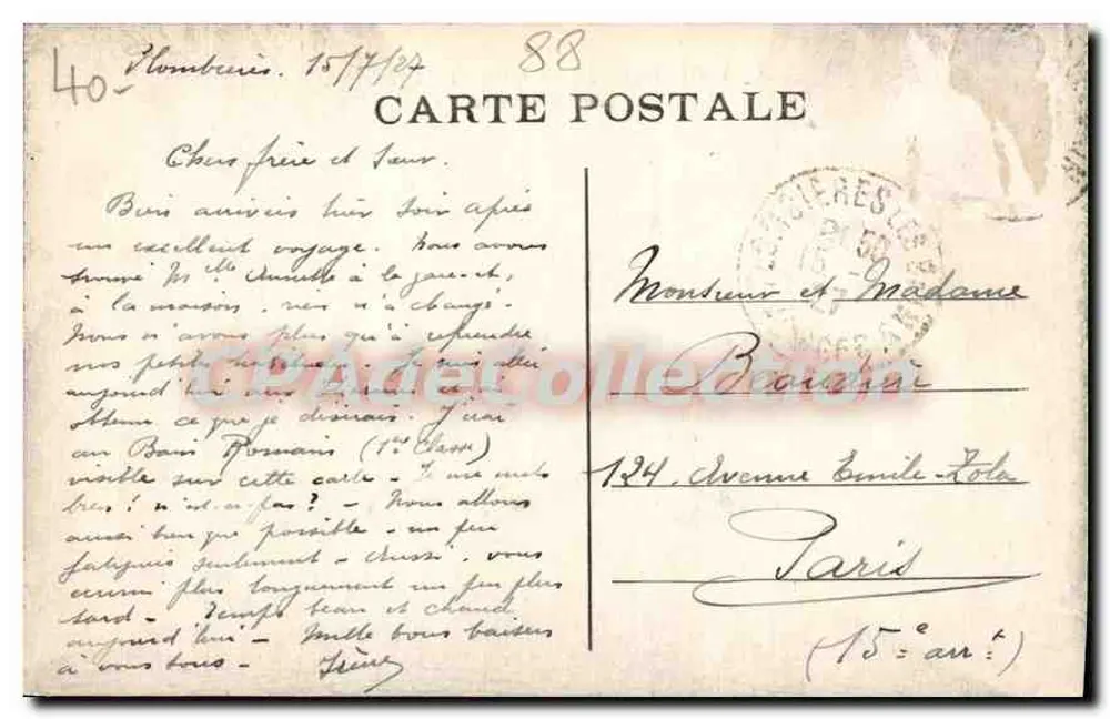 Plombières-les-Bains — Rue Stanislas — Cliché E. A. P. - Verso