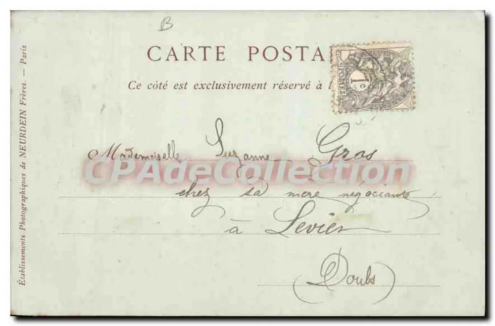 Plombières — A Fonte Stanislas — Le Chillet, ND. Fot. - Verso