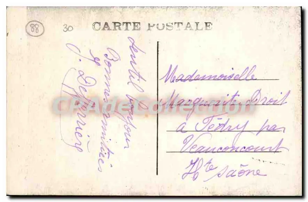 Plombières-les-Bains — A Virgem - Verso
