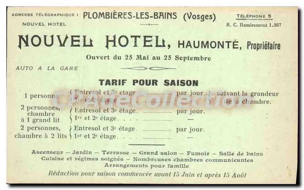 Neues Hotel - Plombières-les-Bains — Moderne Ausstattung — Nahe Thermalbäder, Casino und Park - Rückseite