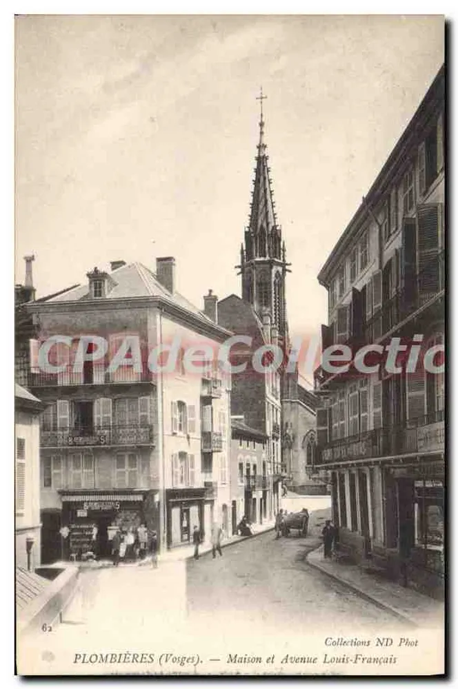 Plombières (Voïges) — Haus und Avenue Louis-François — Collections ND Phot - Vorderseite