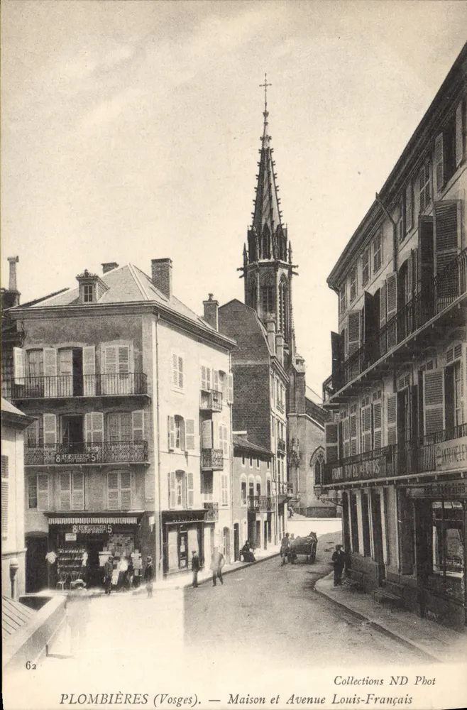 Plombières (Vosges) — Haus und Avenue Louis-François — Collections ND Phot - Vorderseite